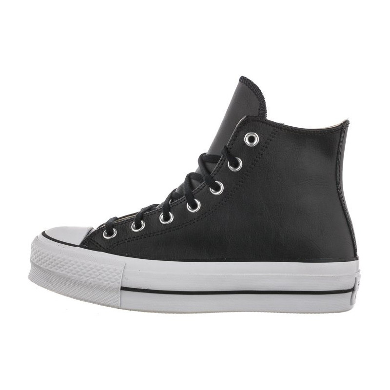 Converse CT All Star Lift Clean Hi Black/Black/White 561675C (CO446-a) shoes