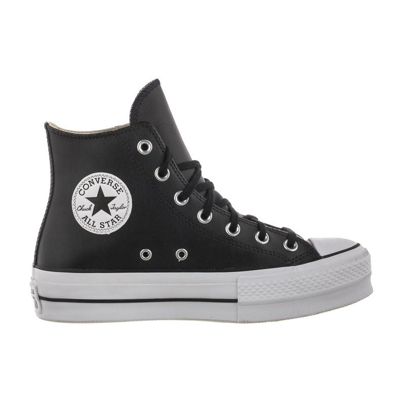 Converse CT All Star Lift Clean Hi Black/Black/White 561675C (CO446-a) shoes