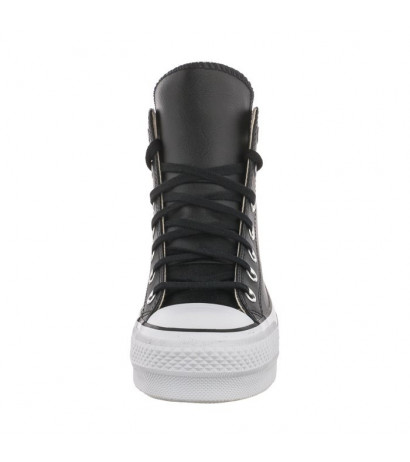 Converse CT All Star Lift Clean Hi Black/Black/White 561675C (CO446-a) shoes