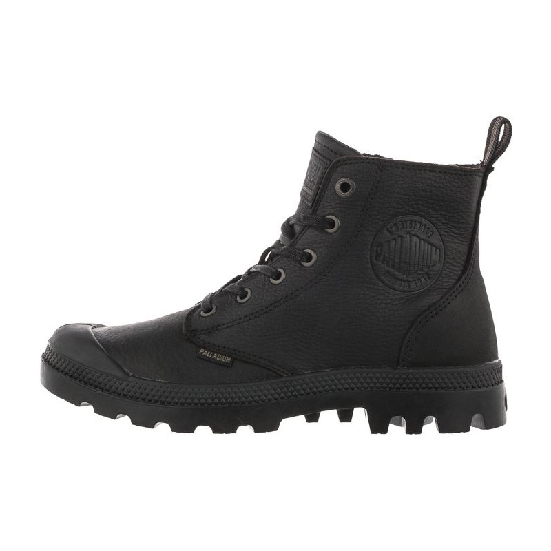 Palladium Pampa Zip Lth Ess Black 76888-008-M (PA64-a) boots