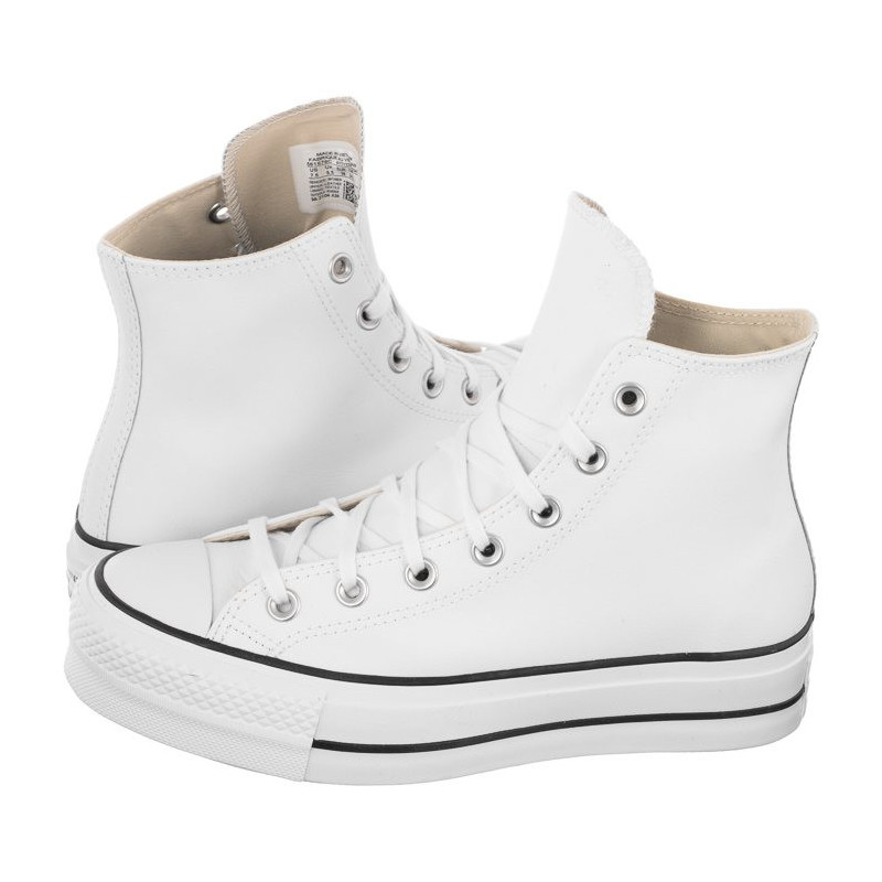 Converse CT All Star Lift Hi White/Black/White 561676C (CO446-b) shoes