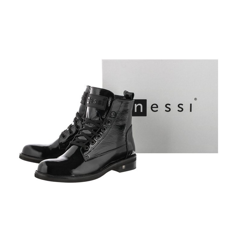 Nessi Czarne Lakierowane 20784 711 (NE202-b) shoes