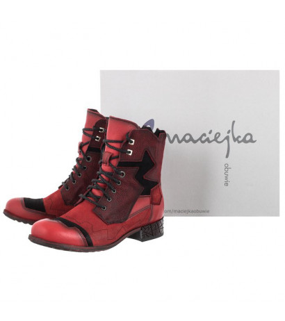 Maciejka Czerwone 04625-08/00-3 (MA635-d) shoes