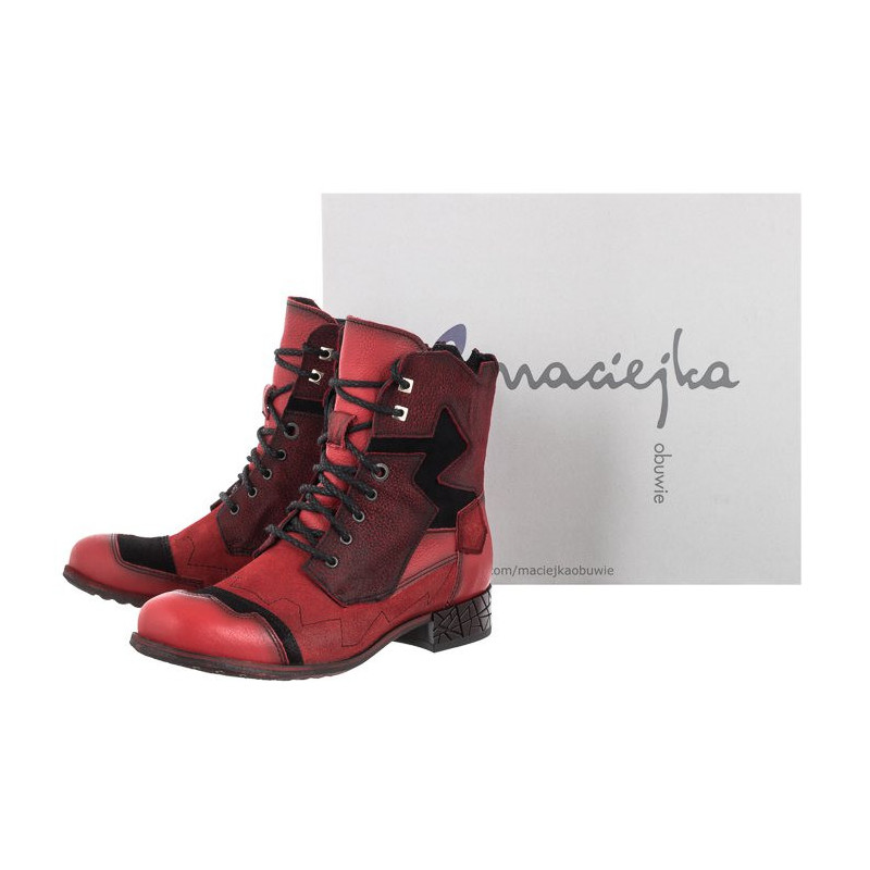 Maciejka Czerwone 04625-08/00-3 (MA635-d) shoes