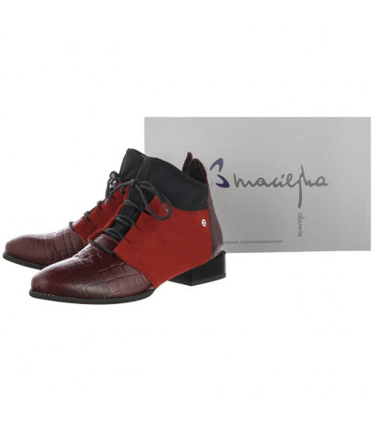 Maciejka Bordowe 04744-23/00-7 (MA649-a) shoes