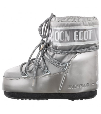 Moon Boot Icon Low Glance Silver 1409350 H001 (MB47-b) shoes