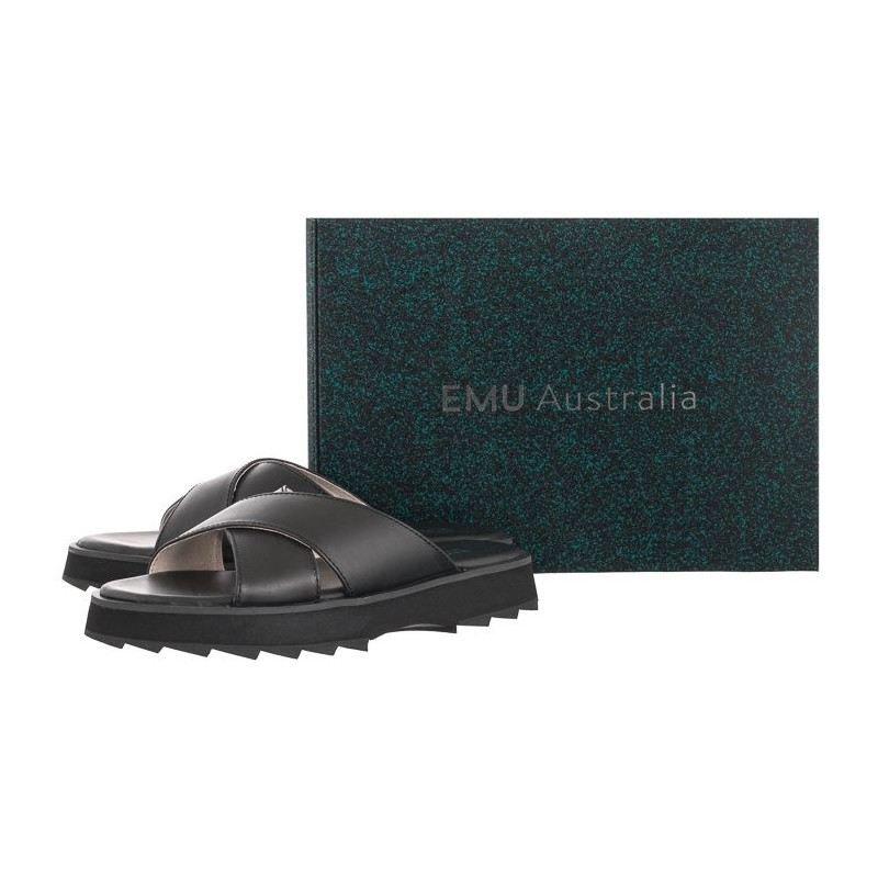 EMU Australia Manta Black W12478 (EM356-a) Women's Shoes/Flip Flops