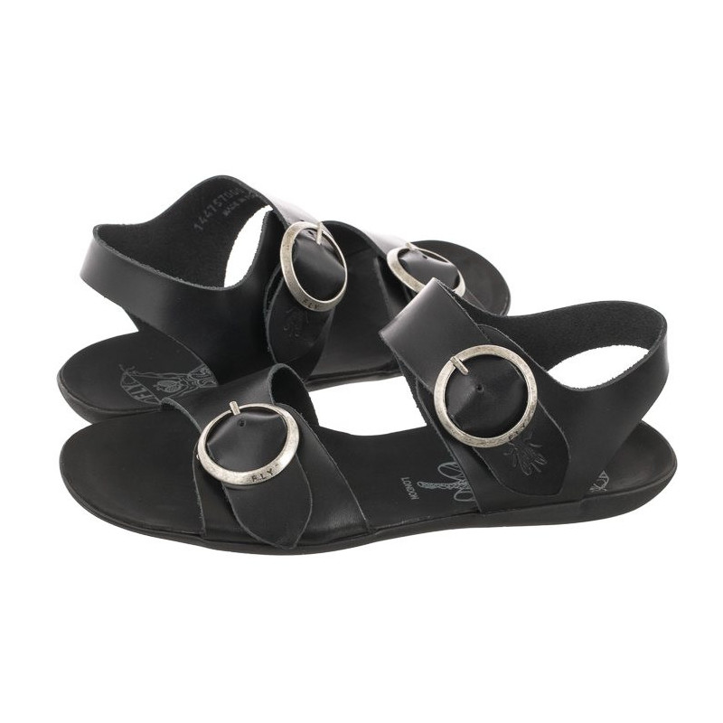 FLY London Masa Bridle Black P144757000 (FL345-b) sandals