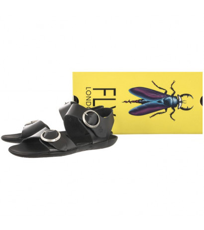 FLY London Masa Bridle Black P144757000 (FL345-b) sandals