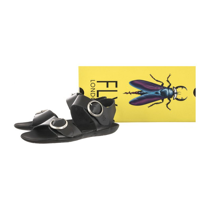 FLY London Masa Bridle Black P144757000 (FL345-b) sandals