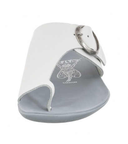 FLY London Mica Bridle Offwhite P144758001 (FL347-a) flip flops