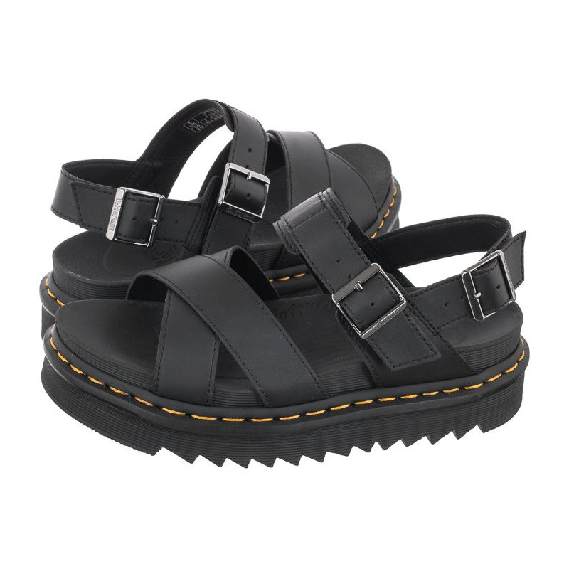 Dr. Martens Voss II Black Hydro Leather 26799001 (DR45-a) sandals