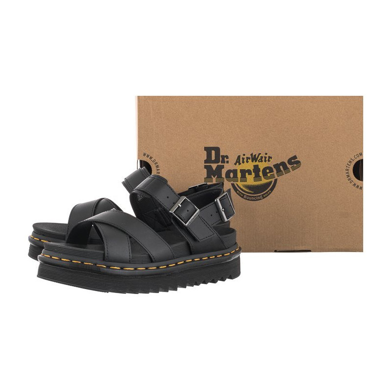 Dr. Martens Voss II Black Hydro Leather 26799001 (DR45-a) sandals