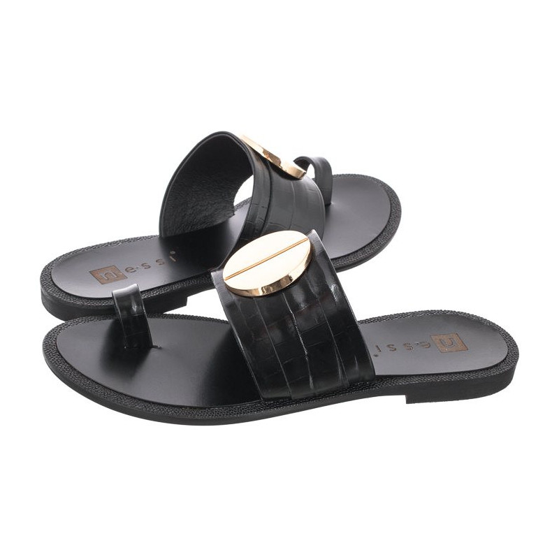 Nessi Czarne 21055 Coco (NE239-b) flip flops