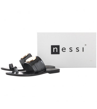 Nessi Czarne 21055 Coco (NE239-b) flip flops