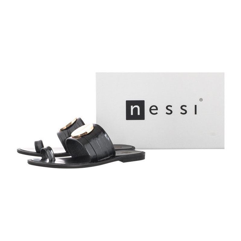 Nessi Czarne 21055 Coco (NE239-b) flip flops