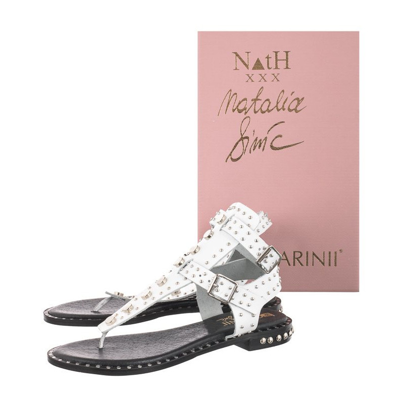 Carinii Białe B6014-L46-000-000-000 (CI600-b) sandals