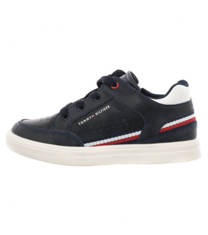 Tommy Hilfiger Mid Cut Lace-Up Sneaker T1B4-32043-0621 X007 Blue/White (TH262-a) sports shoes