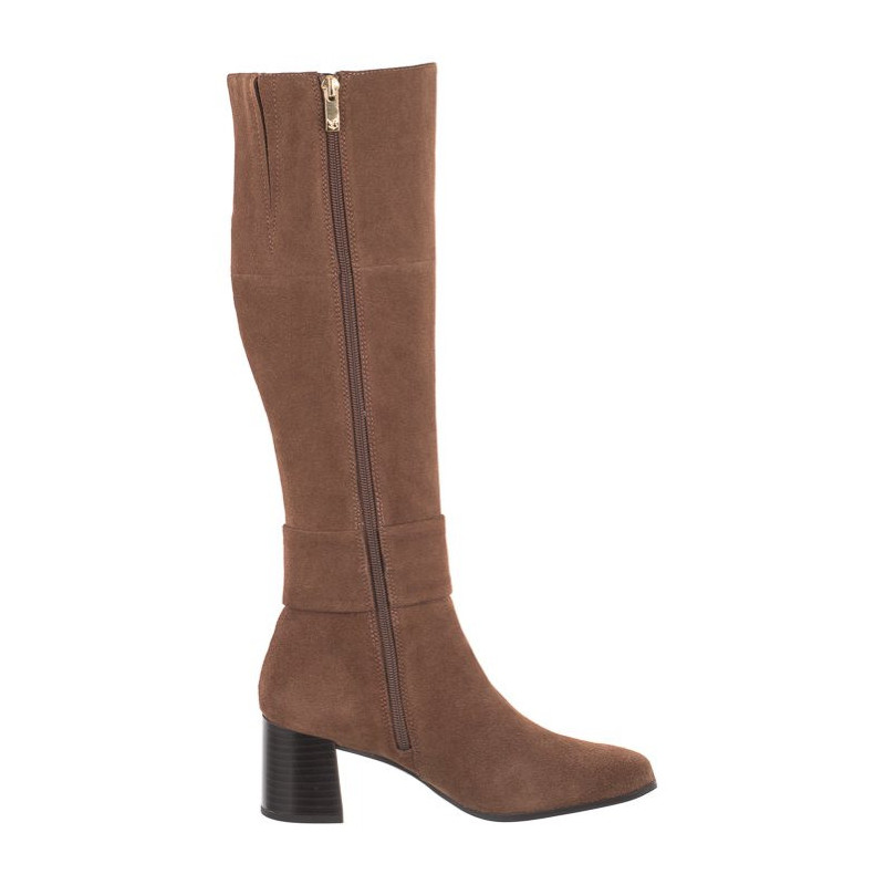 Caprice Brązowe 9-25516-27 343 Taupe Suede (CP276-a) boots