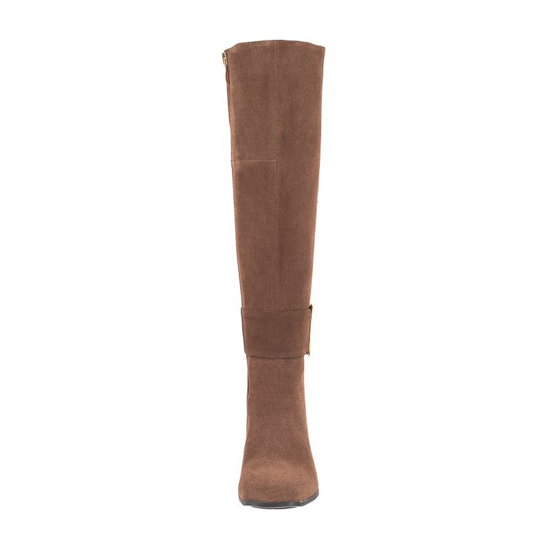 Caprice Brązowe 9-25516-27 343 Taupe Suede (CP276-a) boots