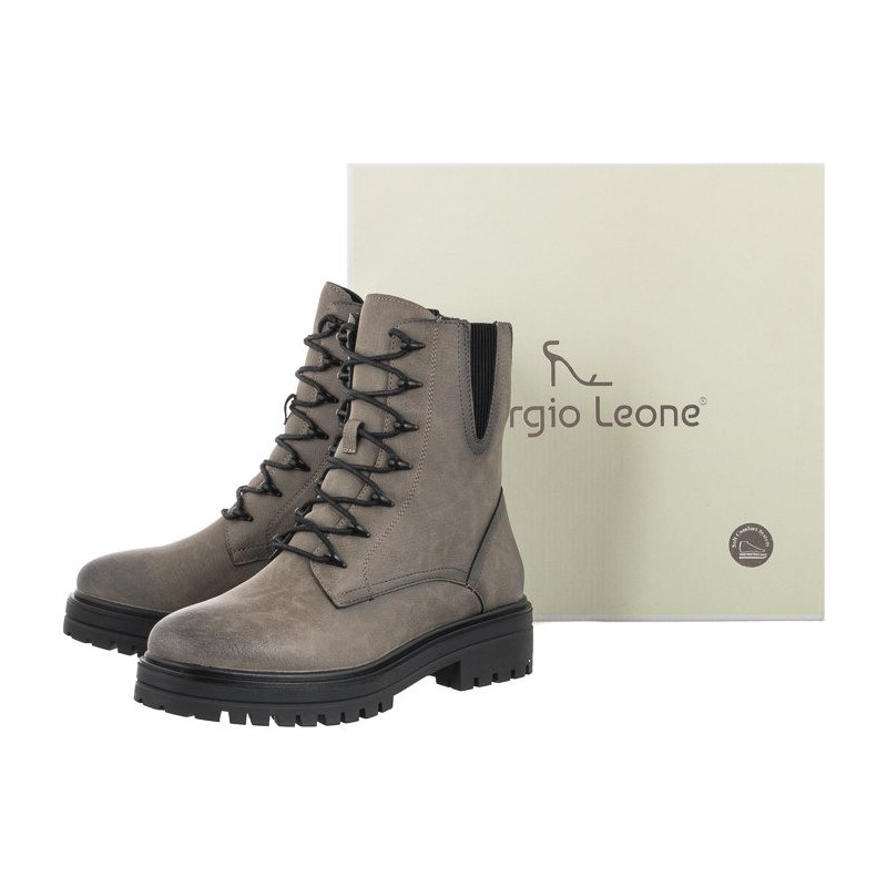 Sergio Leone Szare TR 756 (SL400-b) shoes