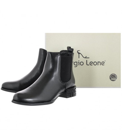 Sergio Leone Czarne BT 532 (SL425-b) shoes