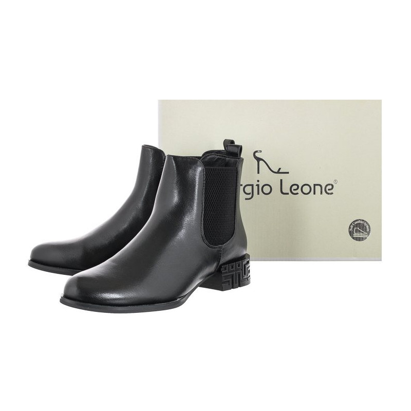 Sergio Leone Czarne BT 532 (SL425-b) shoes