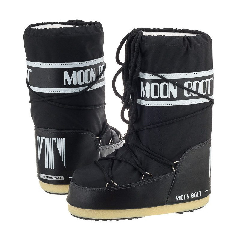 Moon Boot Icon Nylon Black Kids 1400440 N001 (MB14-a) boots