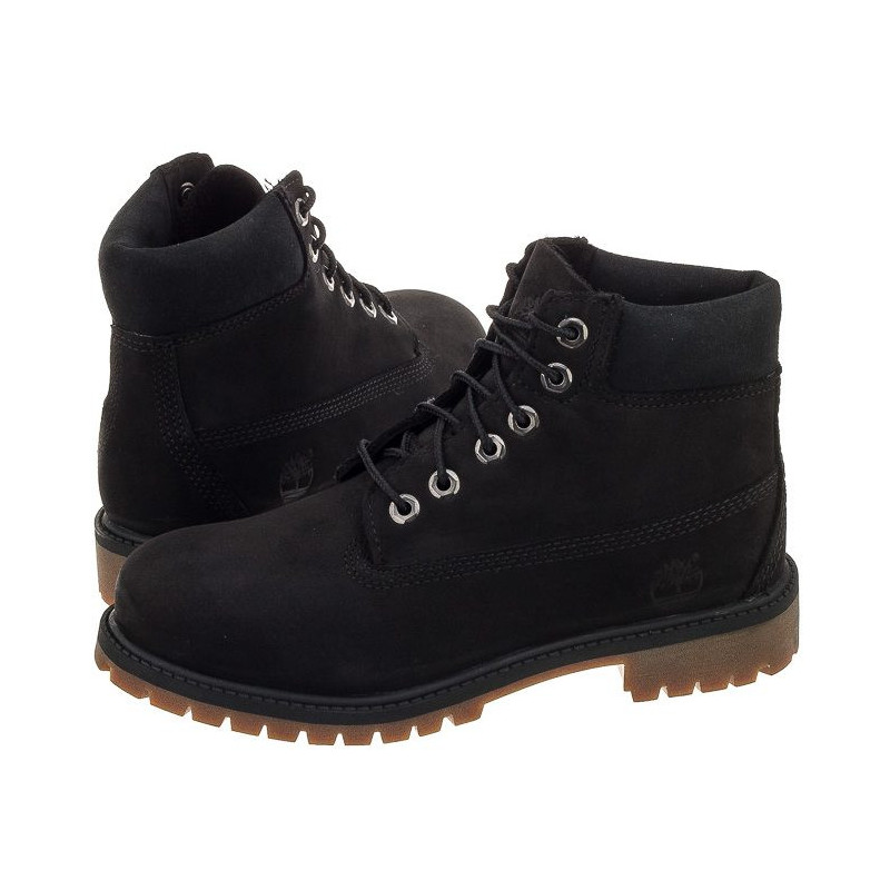 Timberland Youths 6 IN Premium WP Boot Black A11AV (TI48-a) ankle boots