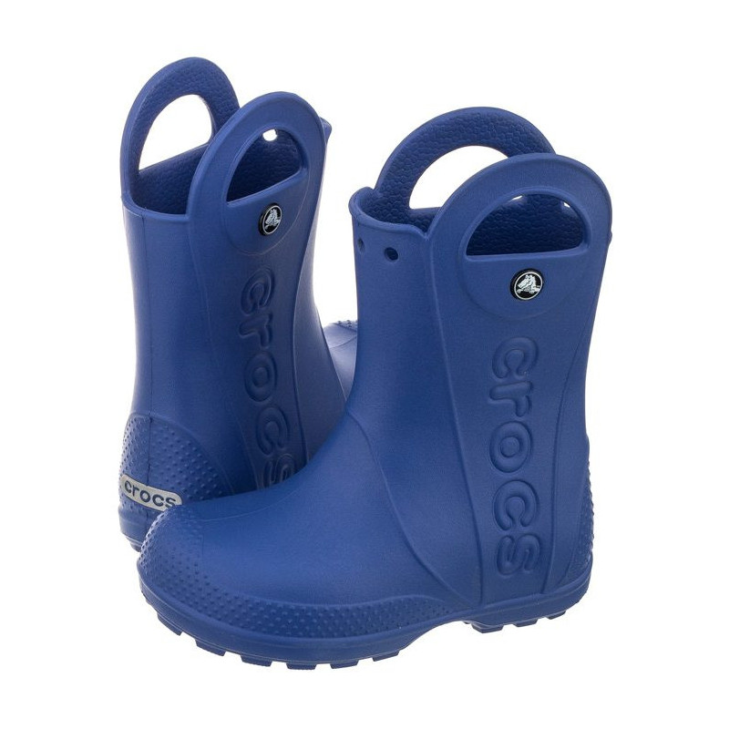 Crocs Handle Rain Boot Kids Cerulean Blue 12803-4O5 (CR79-e) rubber boots