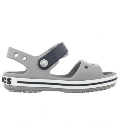 Crocs Crocband Sandal Kids Light Grey/Navy 12856-01U (CR39-t) sandals