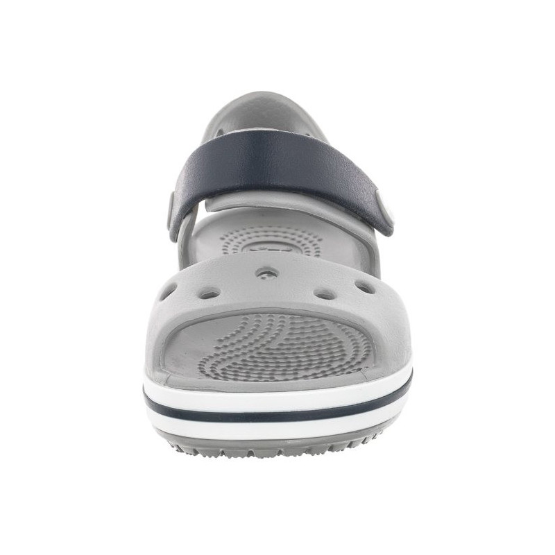 Crocs Crocband Sandal Kids Light Grey/Navy 12856-01U (CR39-t) sandals