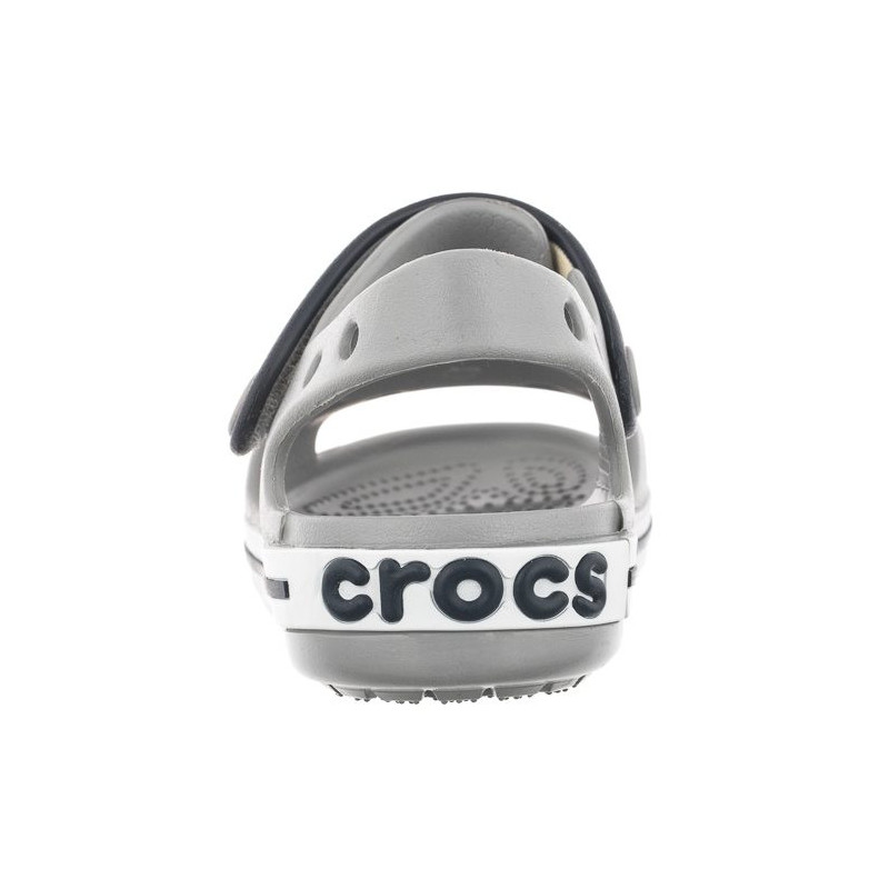 Crocs Crocband Sandal Kids Light Grey/Navy 12856-01U (CR39-t) sandals