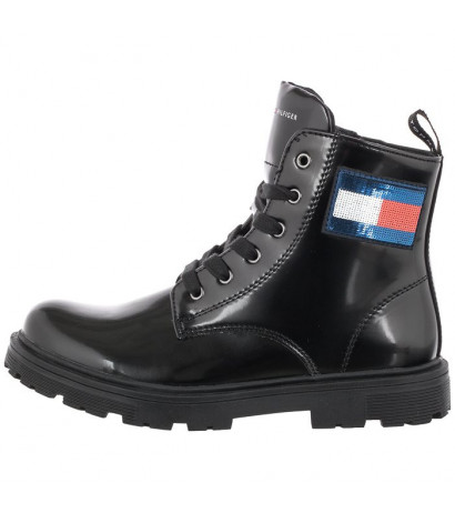 Tommy Hilfiger Lace-Up Bootie T1A5-31189-1225 999 Black (TH277-a) ankle boots