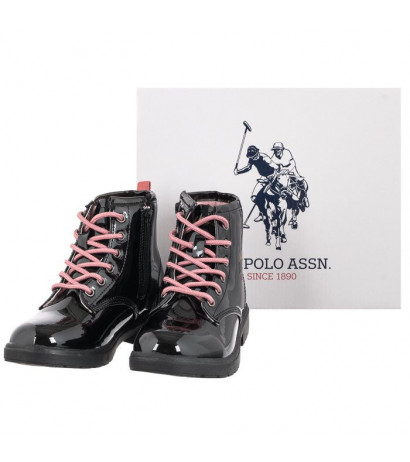 U.S. Polo Assn. Yva001 Blk YVA001K/AY1 (US117-a) ankle boots