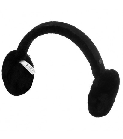 EMU Australia Angahook Ear Muffs Black W9403 (EM209-a) cap