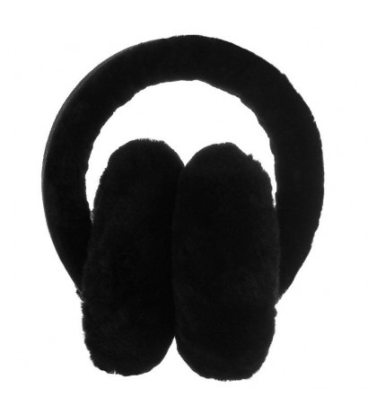 EMU Australia Angahook Ear Muffs Black W9403 (EM209-a) cap