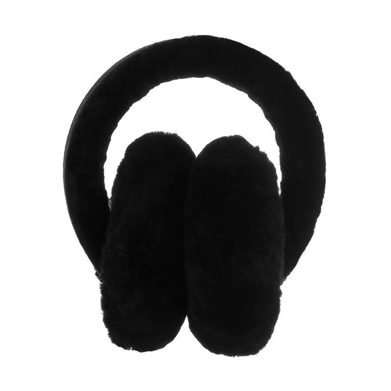 EMU Australia Angahook Ear Muffs Black W9403 (EM209-a) cap