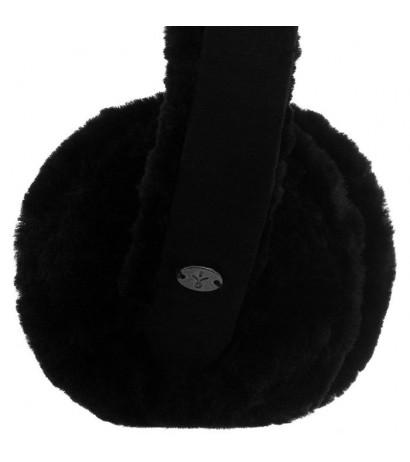 EMU Australia Angahook Ear Muffs Black W9403 (EM209-a) cap