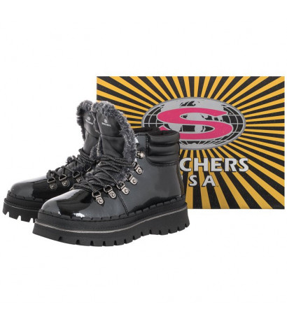 Skechers Jammers Black Patent 167071/BPT (SK107-a) boots