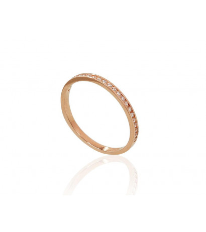 Gold ring 1100831(Au-R)_CZ, Red Gold 585°, Zirkons