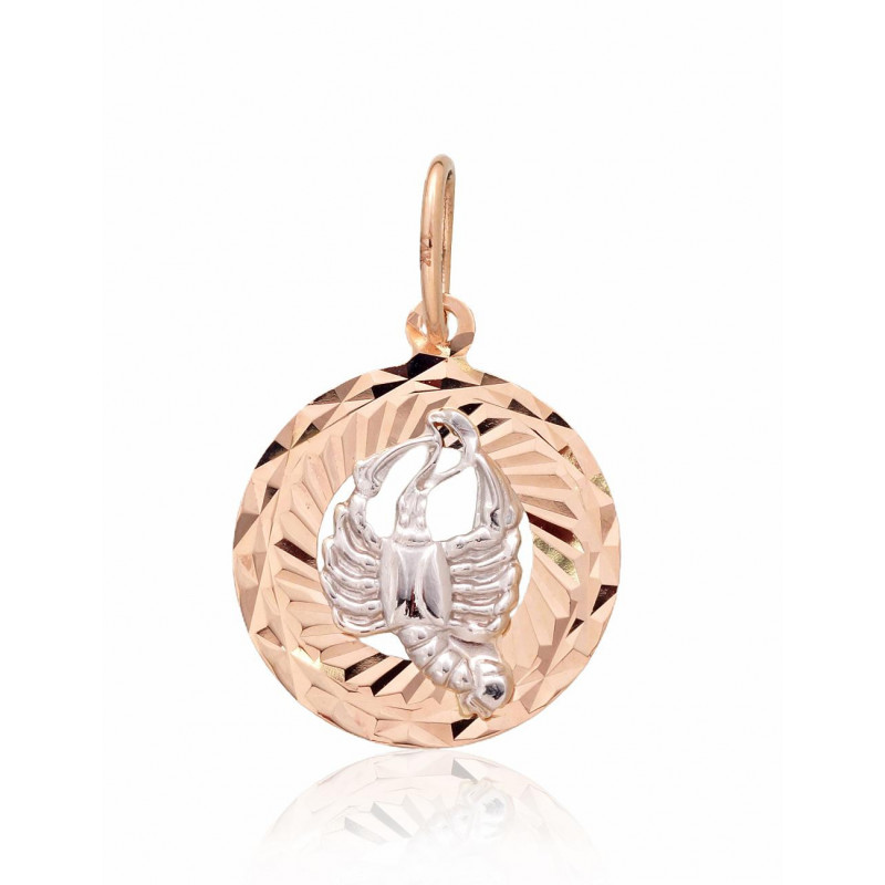 Gold pendant 1300826(Au-R+Au-W), White/Red Gold 585°