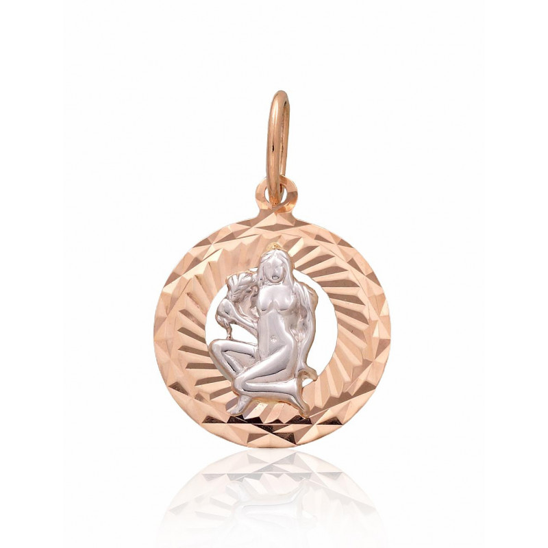 Gold pendant 1300828(Au-R+Au-W), White/Red Gold 585°