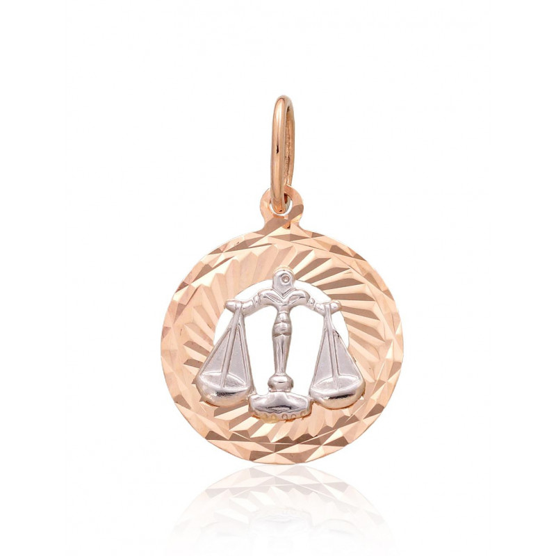 Gold pendant 1300829(Au-R+Au-W), White/Red Gold 585°