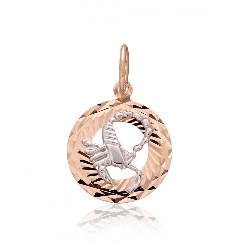 Gold pendant 1300830(Au-R+Au-W), White/Red Gold 585°