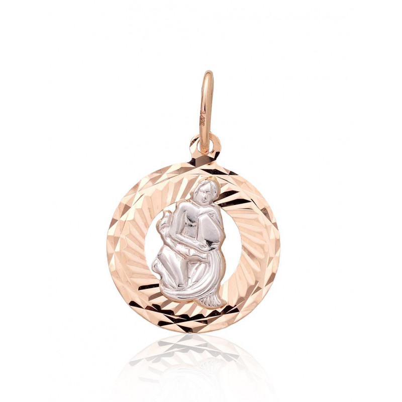 Gold pendant 1300833(Au-R+Au-W), White/Red Gold 585°