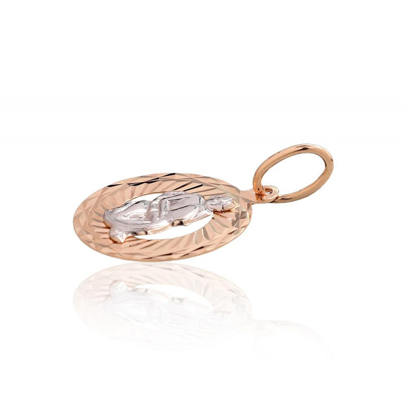 Gold pendant 1300833(Au-R+Au-W), White/Red Gold 585°