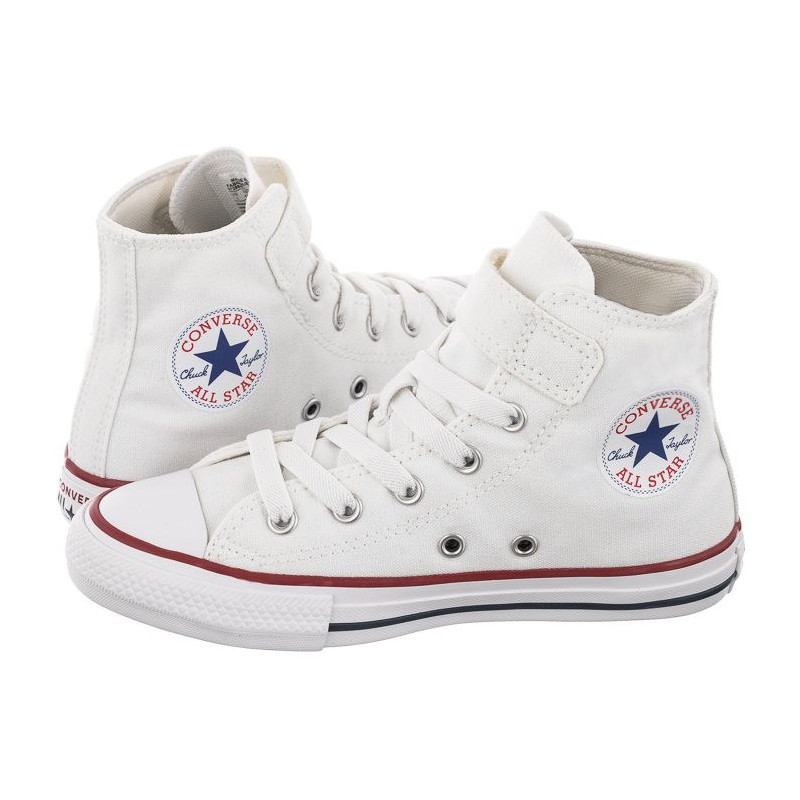 Converse CT All Star 1V Hi White/White/Natural 372884C (CO517-a) sneakers