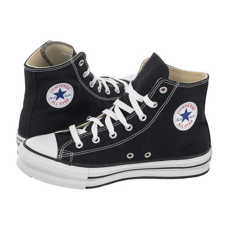 Converse CT All Star Eva Lift Hi Black/White/Black 272855C (CO521-b) shoes