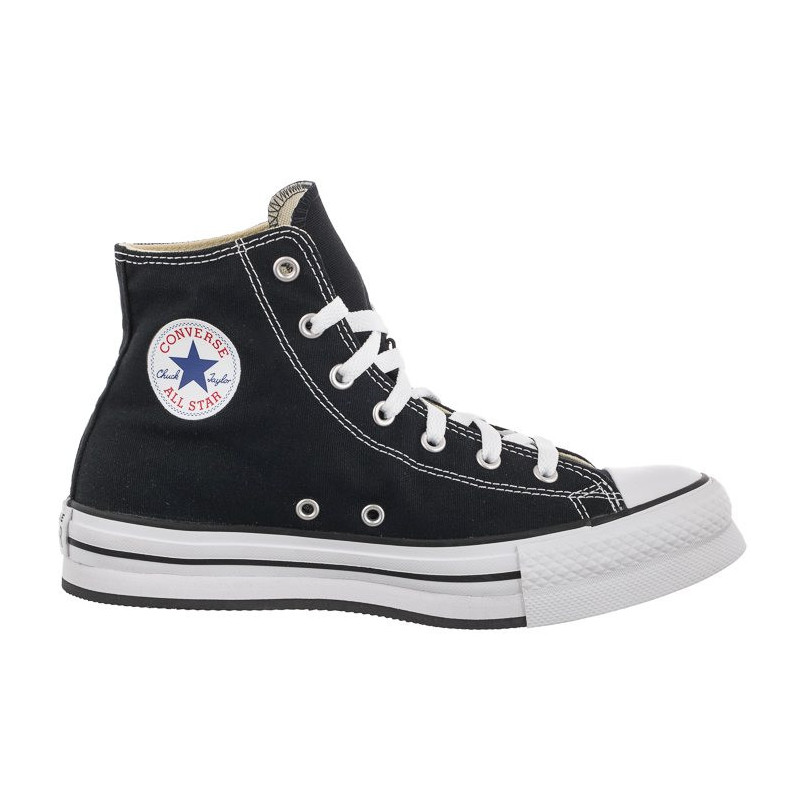 Converse CT All Star Eva Lift Hi Black/White/Black 272855C (CO521-b) shoes